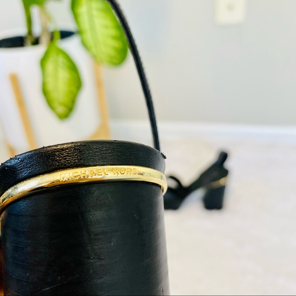 Michael Kors Fallon Chunky Black Heels - Picture 12 of 17